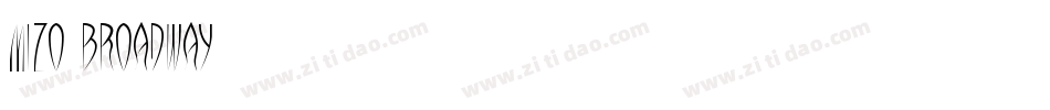 Mizo Broadway字体转换
